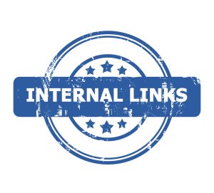 rendering of a sign saying internal links